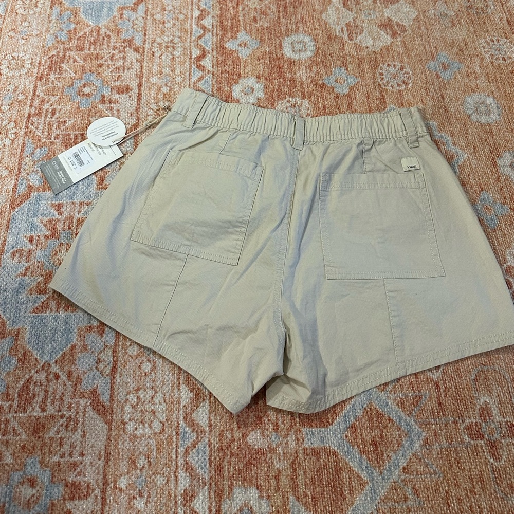 NWT Vuori Vintage Ripstop Utility Short Milkweed Sz small organic cotton VW3039 - Picture 3 of 8